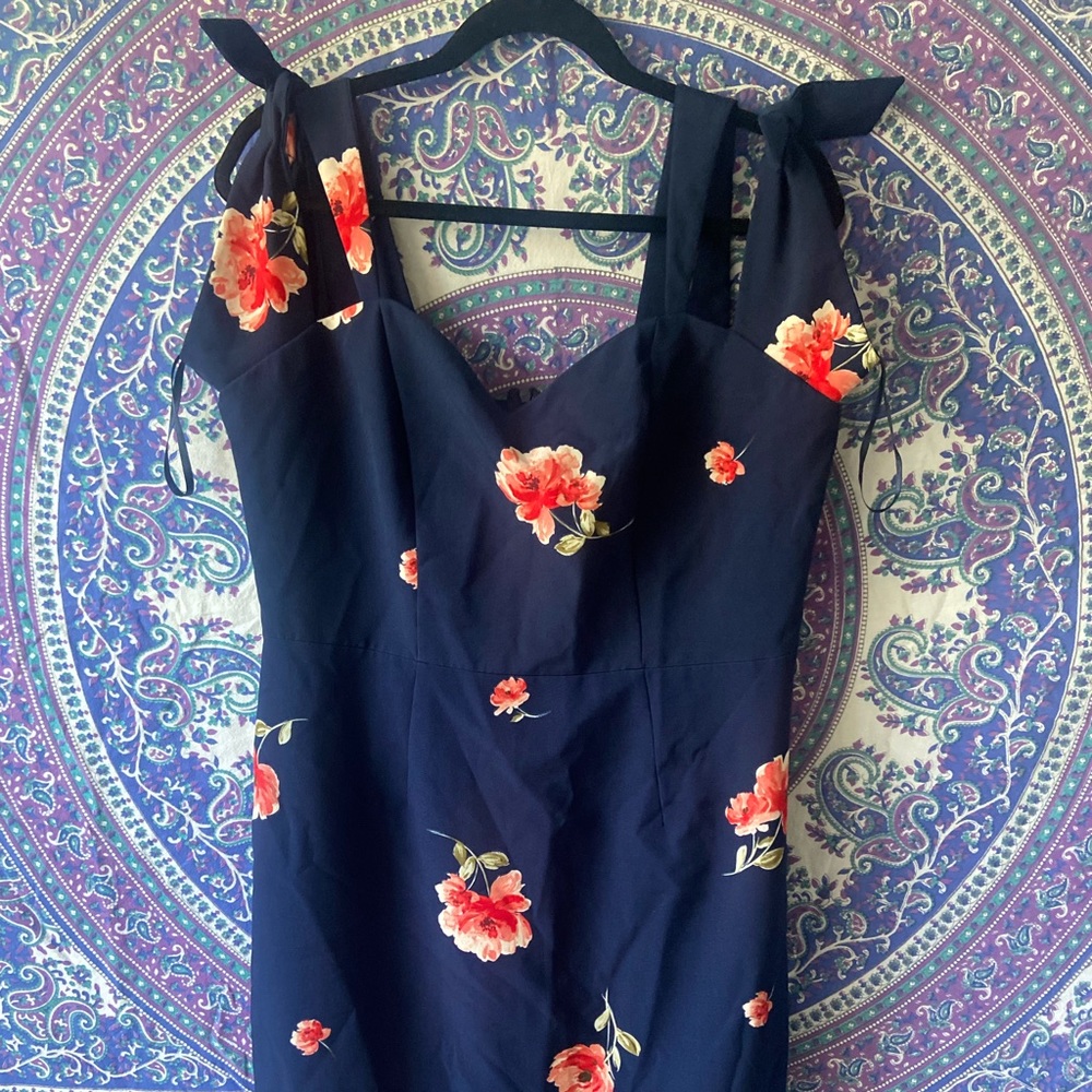 Midi floral dress
